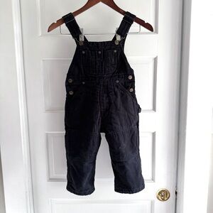 Polar King 2T Insulated Duck Bib Overalls Black